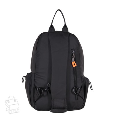 Рюкзак женский текстильный 2313SW black S-Style
